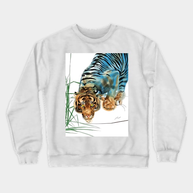 Tiger Crewneck Sweatshirt by Toby Wilkinson